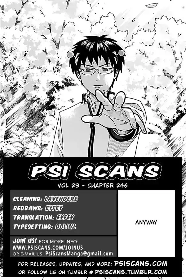 Saiki Kusuo no Psi Nan Chapter 246 1